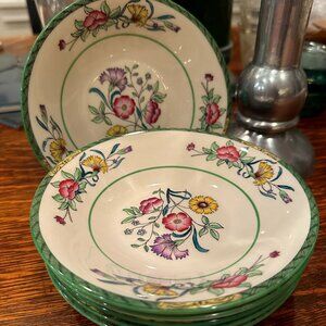 Set of 6 - 5.75" Coxon Belleek Dessert Bowls